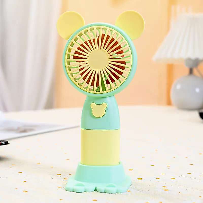 Ventilador Portatil Mini Ventilador De Mao E Escritorio Recarregavel USB Salva Calor Na Bolsa Onibus Metro Bivolt
