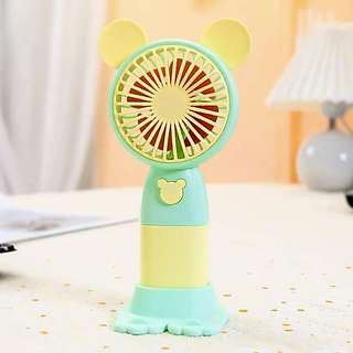 Ventilador Portatil Mini Ventilador De Mao E Escritorio Recarregavel USB Salva Calor Na Bolsa Onibus Metro Bivolt