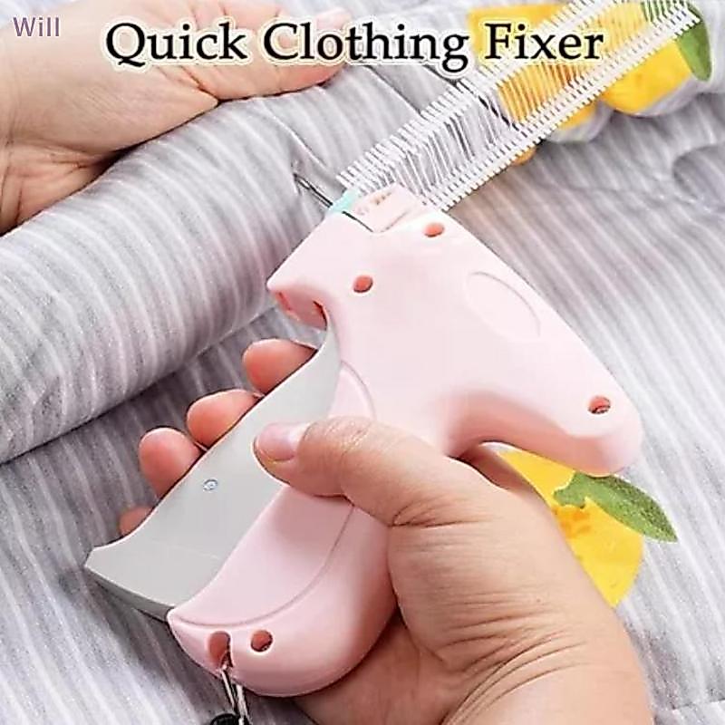 Qui Fixador De Roupas , Mini Máquina De Costura De Vestuário De Reparo , Conector Botão Instantâneo De Portátil Bainha P
