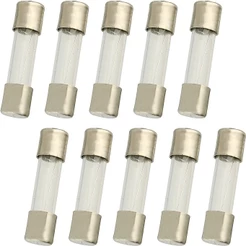 Kit 10 Peças - Fusivel de Vidro 6A 250V Pequeno 5x20 (612) 20AG