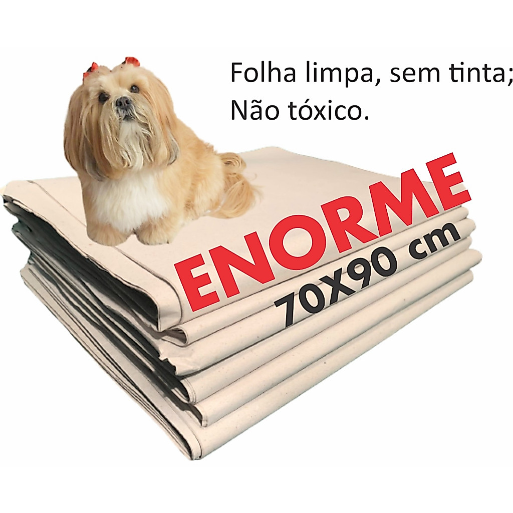 JORNAL PAPEL MANILHA, GIGANTE 70X90 TAPETE Limpo, Pet gato, calopsita, cão, gaiola, cachorro, forrar