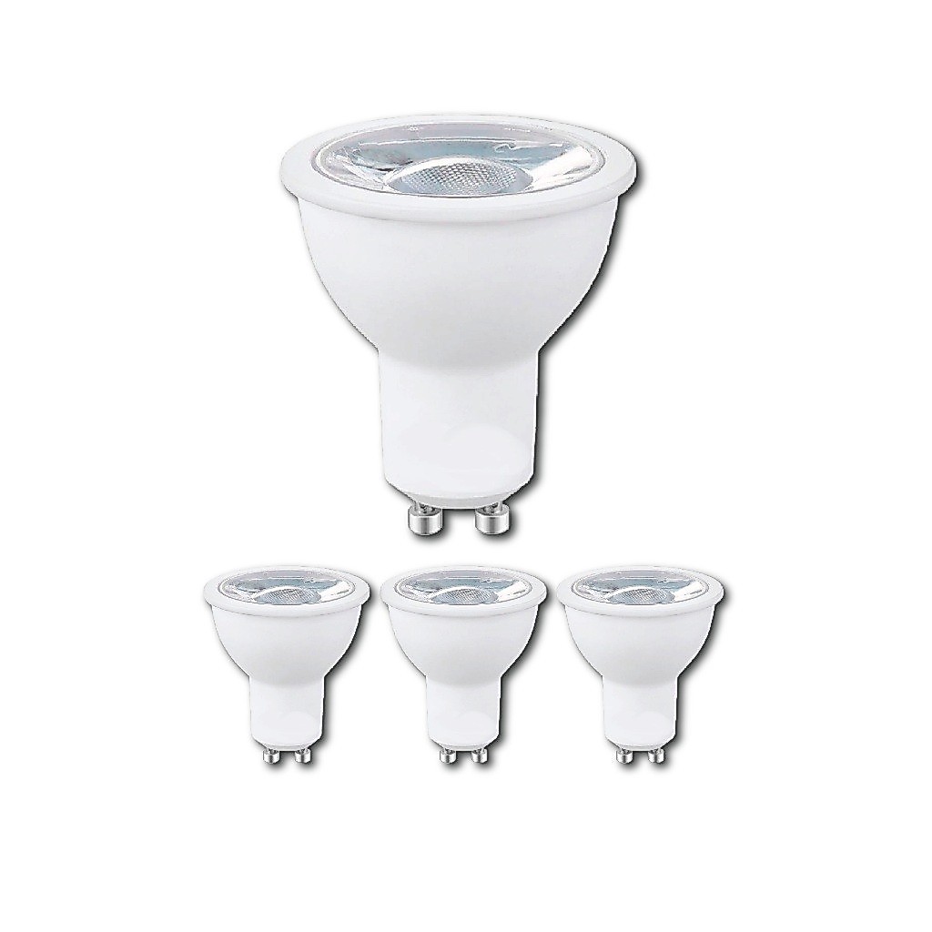 kit 4 Lampada dicroica led 4,8w/7w mr16 gu10 3000k 4000k 6000k para spot Bivolt