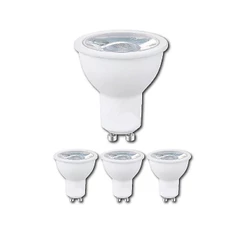 kit 4 Lampada dicroica led 4,8w/7w mr16 gu10 3000k 4000k 6000k para spot Bivolt