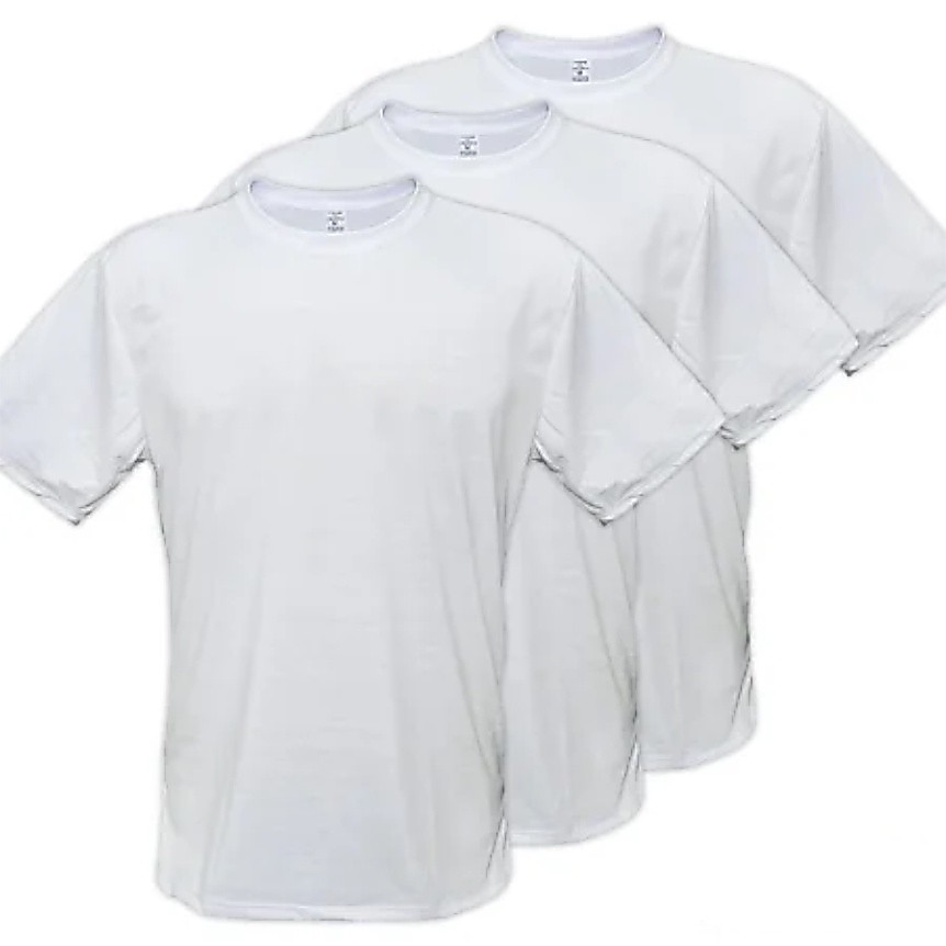Kit 10 Camisas Unissex 100% Poliéster