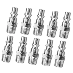 10X Pino 1/4" P/ Engate Rápido - Conectores - Compressores e Sistema de Ar