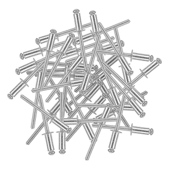 REBITES DE REPUXO, 4,8 X 12MM, 50 PCS // MTX