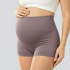 Cinta Short Modeladora 10cm Para Gestante Grávida Conforto Moda Lingerie Feminina