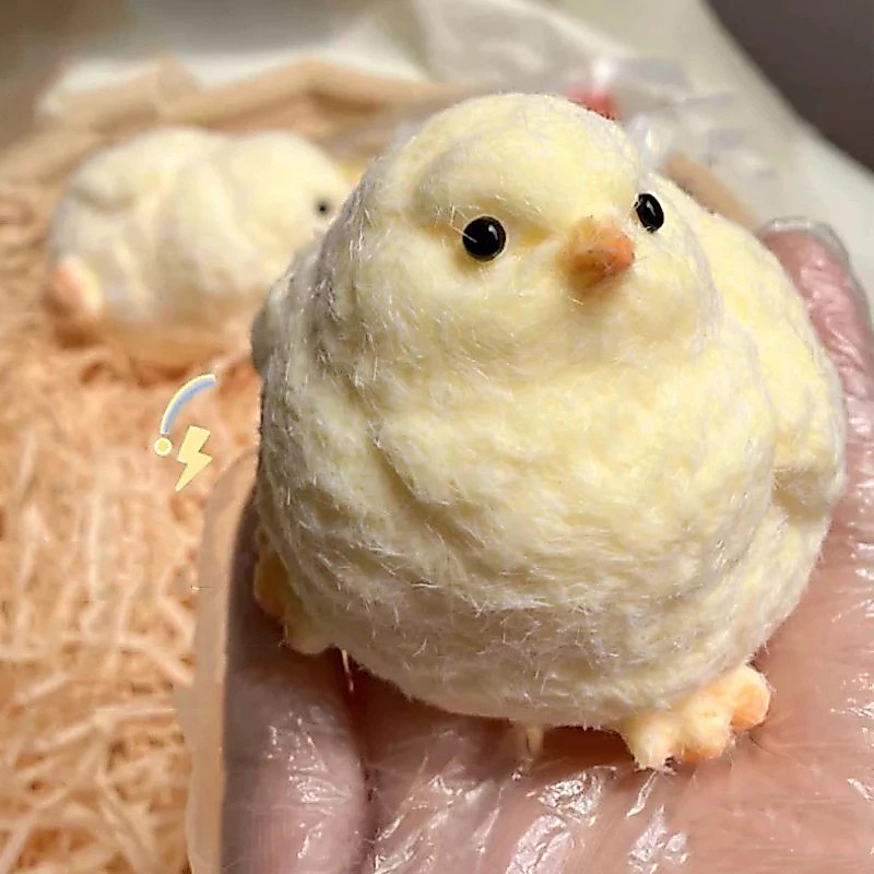 Taba Pintinho Squishy Fofo Brinquedo Anti Estresse Macio de Apertar Alívio Divertido