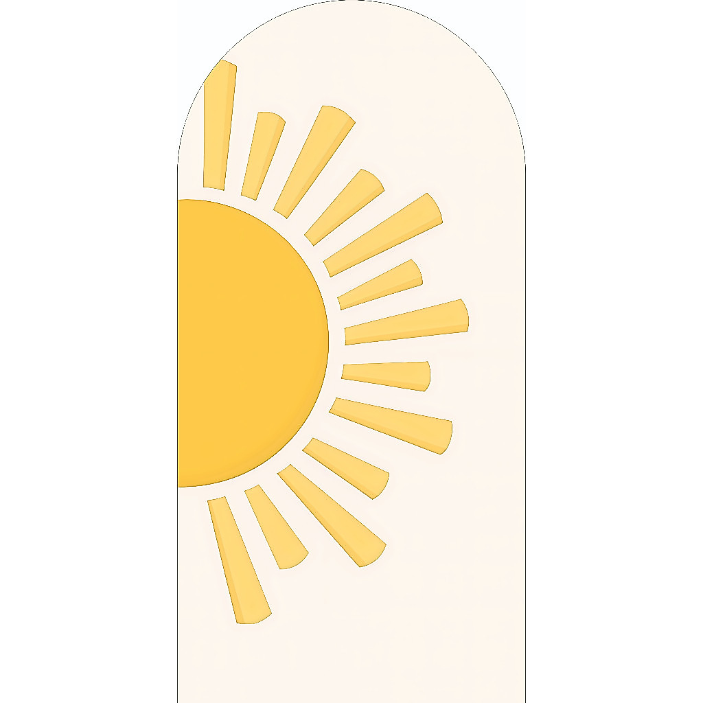 Painel De Decoração Romano 2m X 1m Sol Veste Fácil