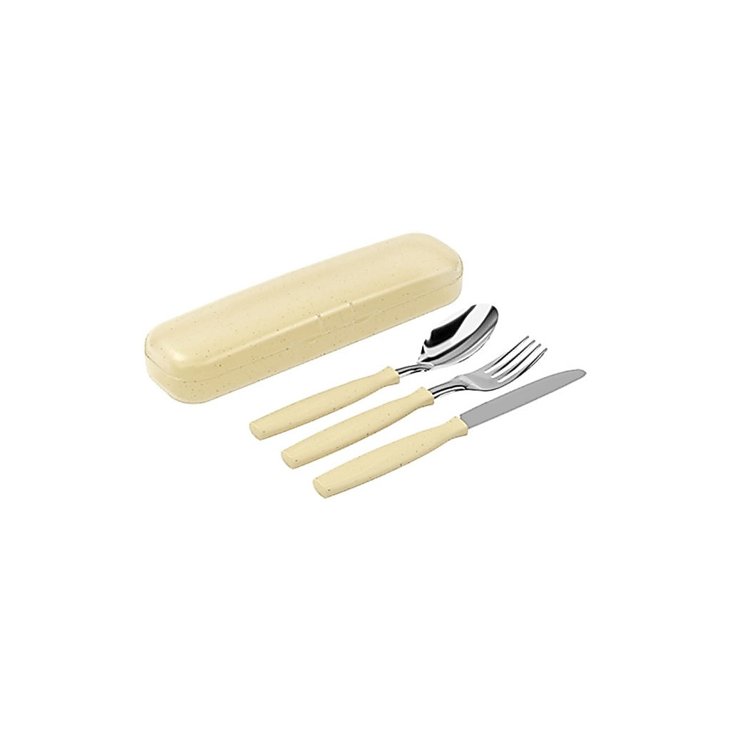 Kit Talheres Coza Nutri 26 x 6 x 4 cm Cor Creme Arroz — imagem 2 de 2