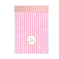 Saco Transparente Decorado - Com Carinho Petunia - 10x14cm - 50 unidades - Cromus - Rizzo