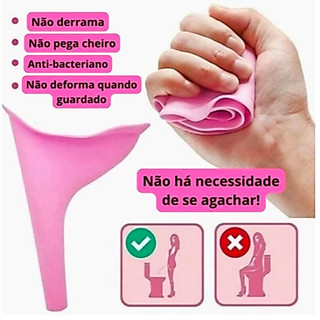 Silicone para Urinol Feminino Para Fazer Xixi Urinar Em Pé