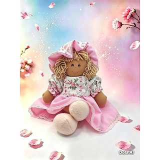 Boneca de pano, boneca artesanal, boneca de tecido, boneca 40 cm, boneca de algodão, boneca infantil, boneca decorativa,