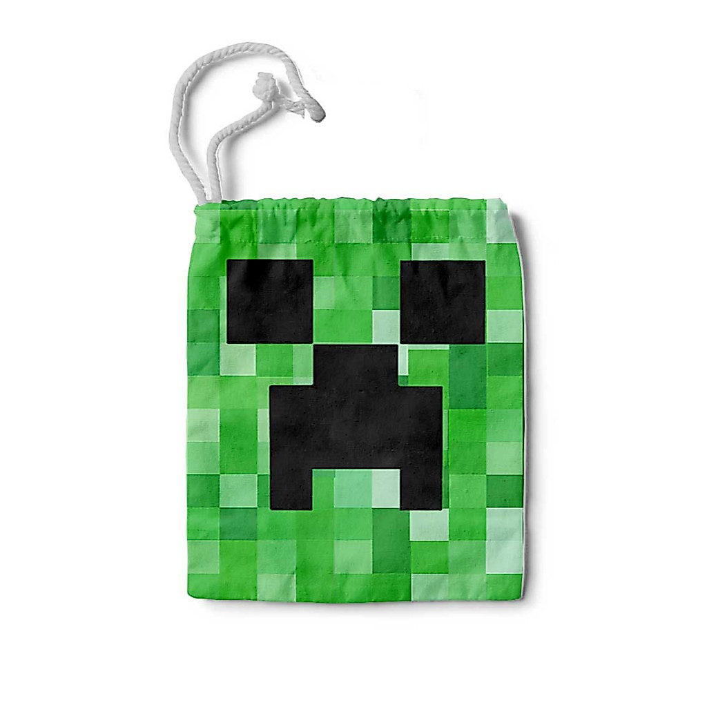 Kit Sacolinha Saco Saquinho estampa dois lados Lembrancinha Brinde Aniversario Personalizadas Encanto MineCraft