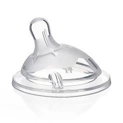 Bico Silicone Mamadeira Step Up Fluxo Médio (2m+) Chicco
