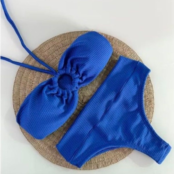 Biquíni femenino com top argola moda praia 2026 ENVIO IMEDIATO