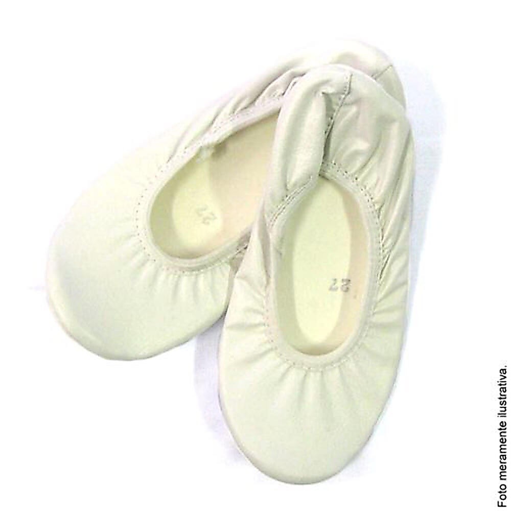 Sapatilha Branca Infantil ao Adulto do 20 ao 40