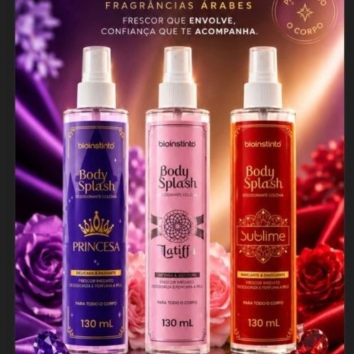 Body Splash Feminino Inspiração Árabe