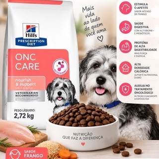 RAÇÃO SECA PARA CÃES ADULTOS – NUTRIÇÃO CLÍNICA – ONC CARE 2,72 KG