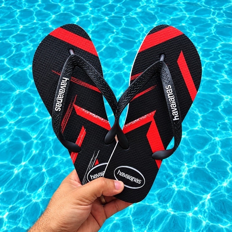 Chinelo Masculino de Dedo Estampado Antiderrapante Confortável 37 ao 44
