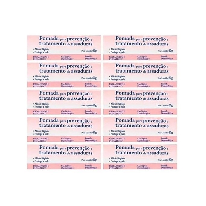 Kit c/3 Pomadas Protetoras para Cuidados da Pele 60g Uso Diário