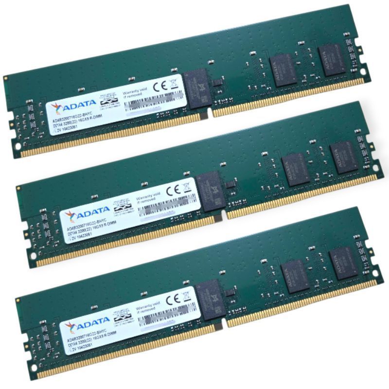 Memória Ram DDR4 Rdimm 16gb 3200 ECC Servidor Dell Lenovo HPE