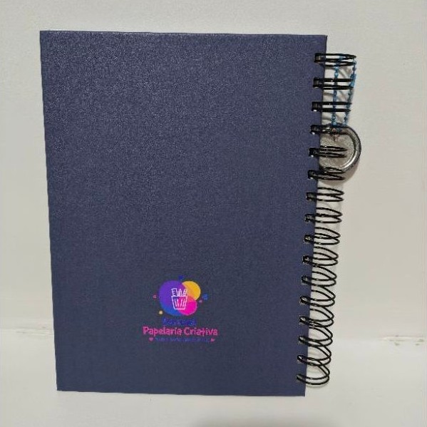 Caderno A5 capa dura Wire-O PERSONALIZADO Darimel