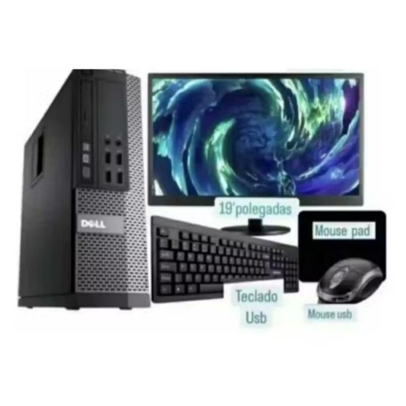 Computador core- i7 Dell Optplex  SSD120/240/480 monitor 19'/22' pol + kit multmidia***ENVIO IMEDIATO ***