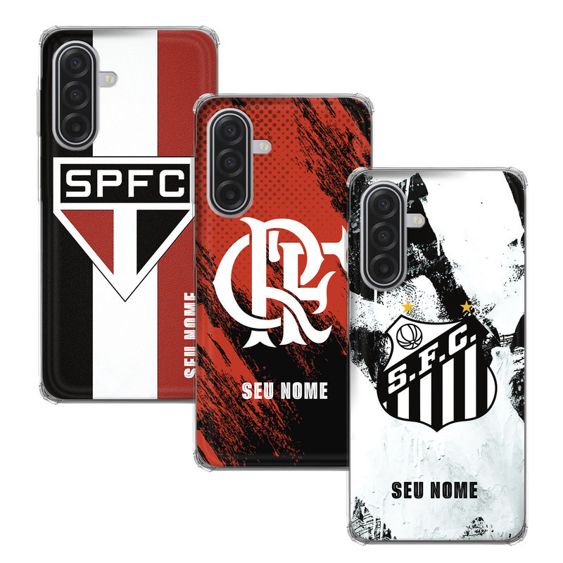 Capinha Personalizada Times Nacionais para Samsung Galaxy A17 com nome