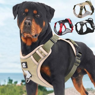 Peitoral Coleira Super Reforçada Refletiva C/ Regulagem Cachorro Grande e Médio Porte Pas…