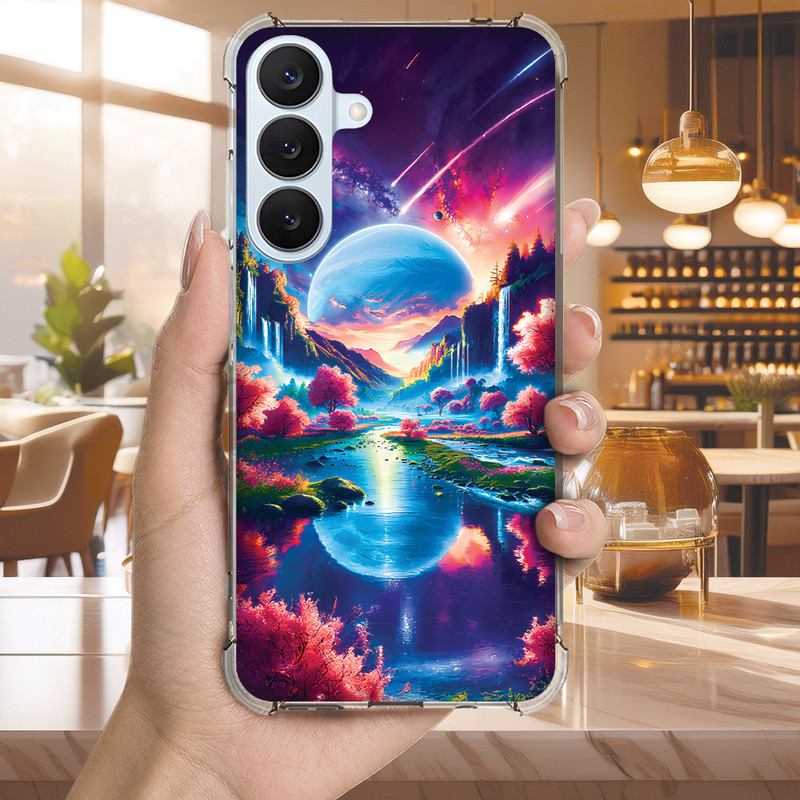 Capa Capinha GALAXY A16 A15 A14 A13 A12 M54 M53 M52 M51 M35 M34 Anti-impacto Personalizada espaco SONHO cosmico (4111)