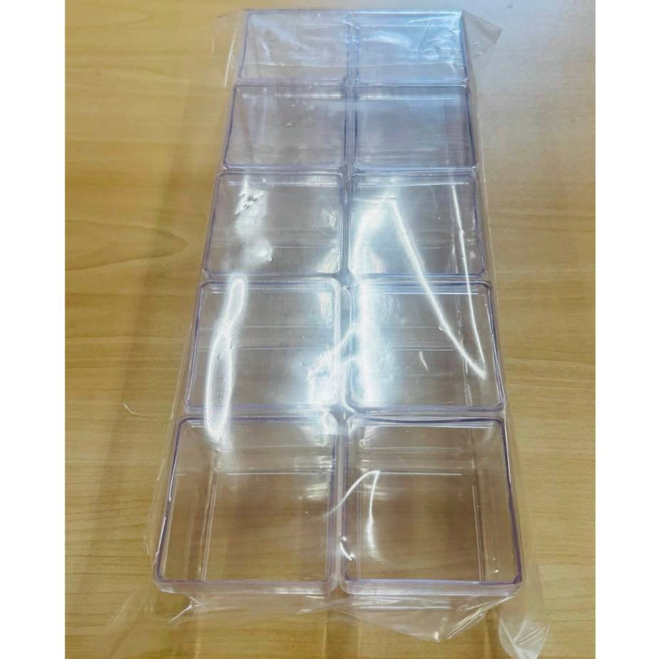 KIT 10/20 e 50 Caixinhas Acrílicas 6x6 Transparentes para Lembrancinhas, Festas e Personalização — imagem 2 de 2