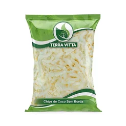 Lascas Chips de Coco Sem Borda
