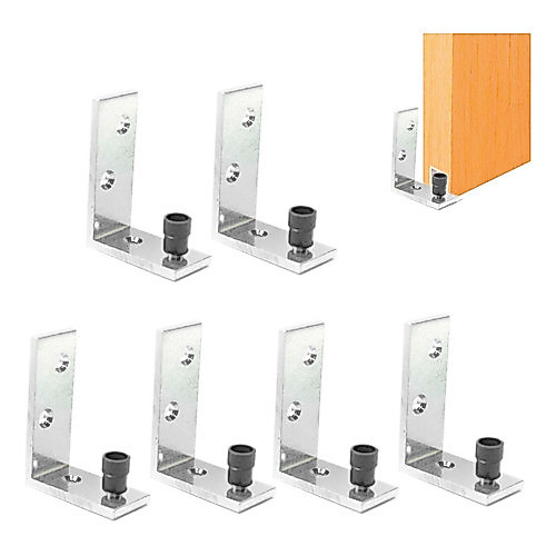 6 Pino Guia Interno Porta De Correr Madeira 9mm Ou 12mm 6 Peça