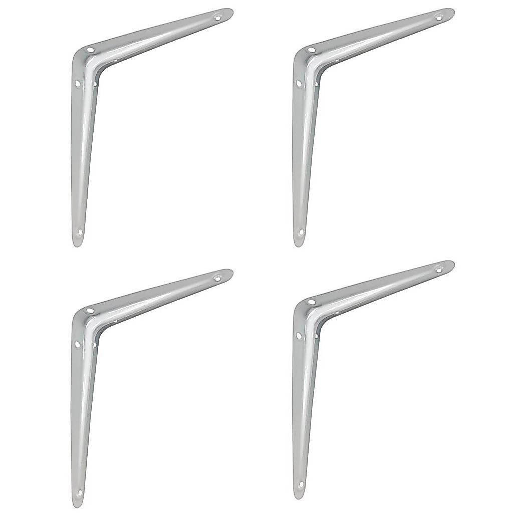Kit Suporte De Prateleira - Cantoneira - 10 X 12 Cm 47,0001 (Com 4 Unidades) - Nord