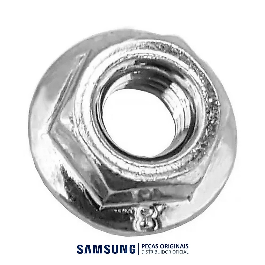 Porca Rosca Inversa Motor Do duto de Secagem Lava E Seca Samsung 6021-001868 Ori