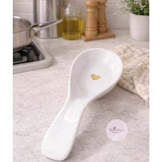 Descanso ou Apoio para Colher/Espátulas - em Cerâmica