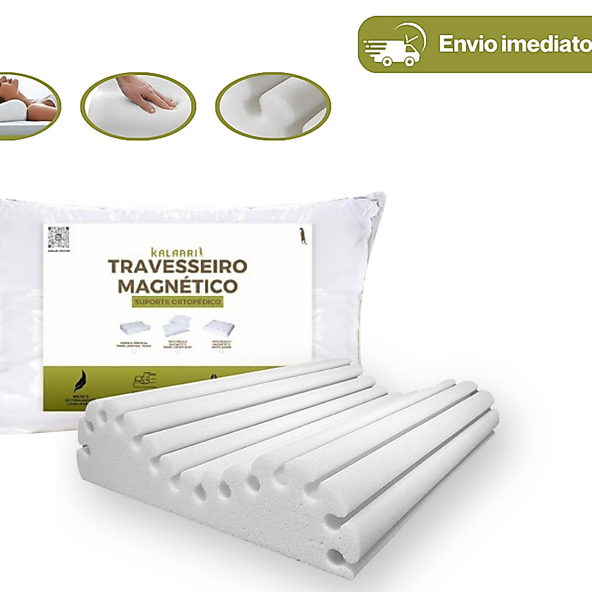 Travesseiros Cervical Americano Ortopédico Anti Ronco Conforto Sono Alívio Dores