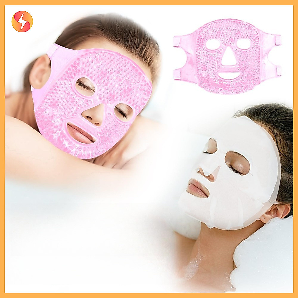 Máscara Facial Fria Para Os Olhos , Compressa Quente E , De Gel Inchaço , Olheiras , Enxaqueca , Dor De Cabeça , Cuidado