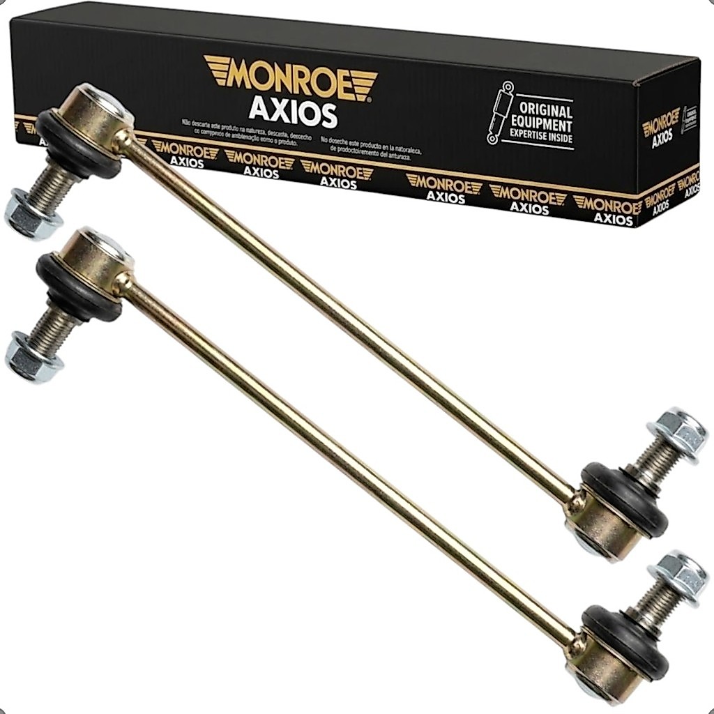 Par Bieleta Barra Estabilizadora Monroe Axios Para VW Gol Polo Fox Up Nivus T-Cross 5312132 Kit 2un