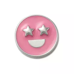 Jibbitz™ Rosto De Esmalte Rosa Único