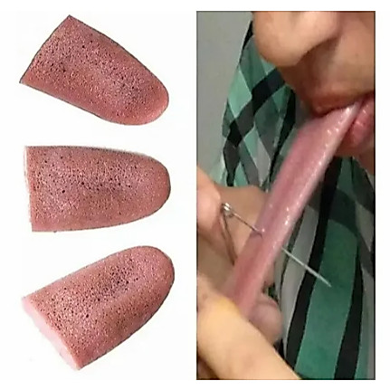 Lingua Falsa Latex Mágica Truques Halloween
