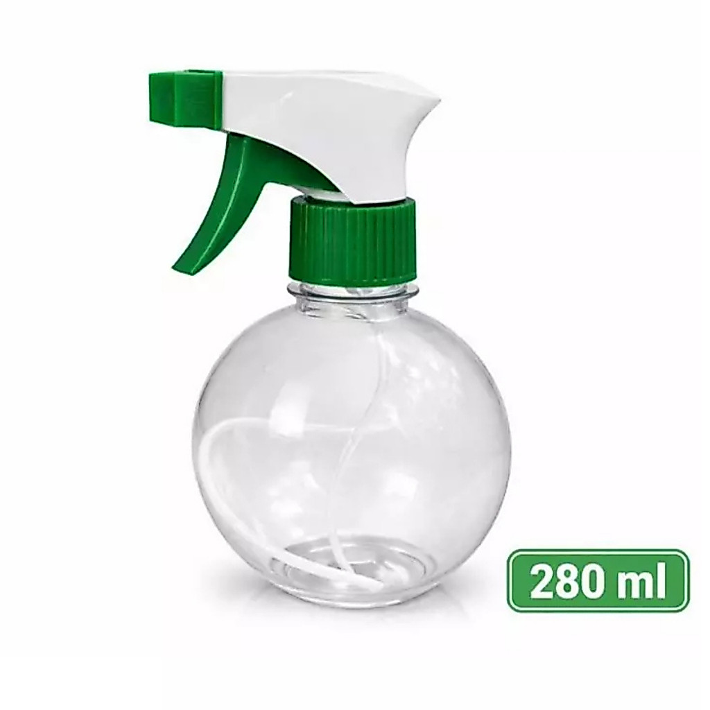 Borrifador Spray Pet 280ml Bolinha Pulverizador Manual Multiuso com Gatilho para Limpeza