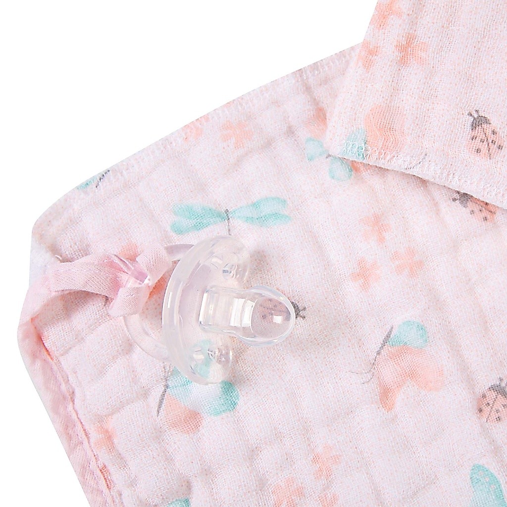 Pano de Boca Babete Com Prendedor de Chupeta Papi 25x25cm com 2 Unidades — imagem 2 de 2