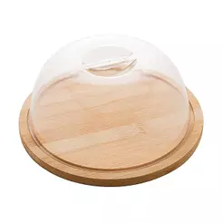 Prato Para Queijo Lyor De Bambu Natural Redondo Elegante Presente Decoração Mesa Cozinha Casa Aperitivos Petiscos Bonito
