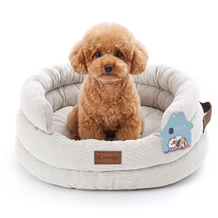 Cama Pet Sofa Apoio Acolchoado Lavável Cachorro Gato Macio Alça Antiderrapante