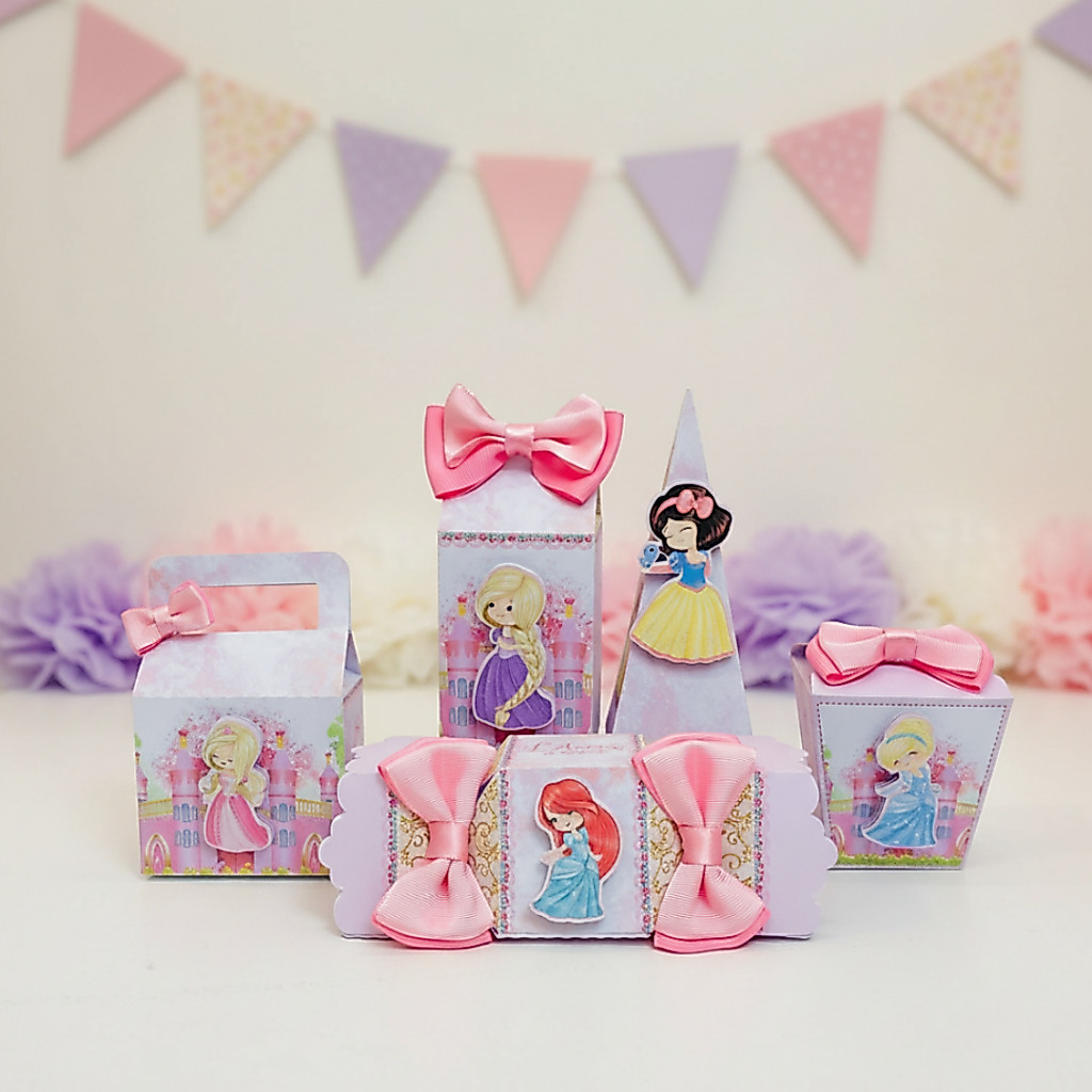 ENVIO RÁPIDO Kit Festa Princesas Lembrancinha Aniversário Infantil