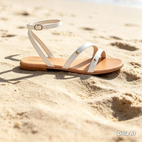 Sandália Rasteirinha Feminina Tiras Finas Com Detalhe Dourado Confortável Rasteira Casual Calcanhar Fechado Moda Verão