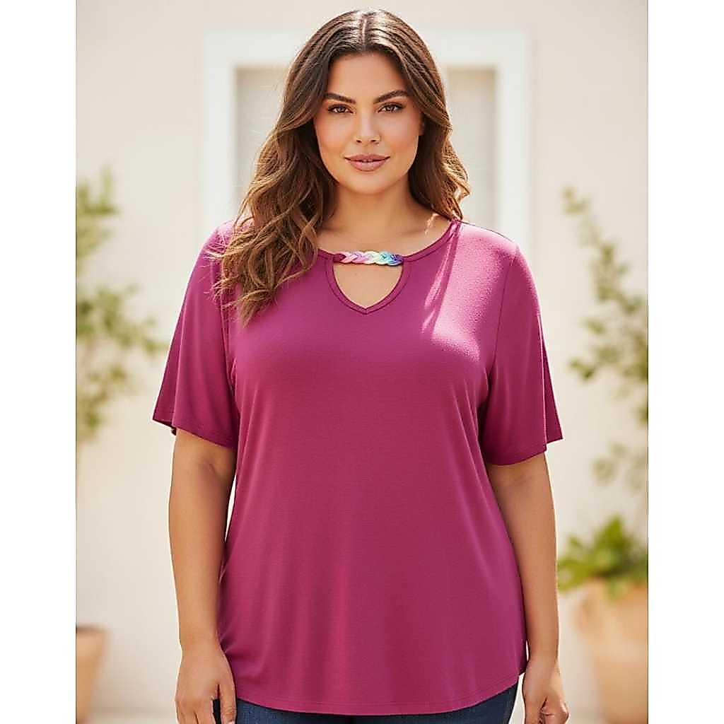 Kit de Blusinhas Plus Size Versátil Confortável e Elegante Primavera/Verão