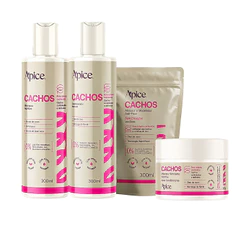 Kit 4 Cachos shampoo cond mascara refil Apice